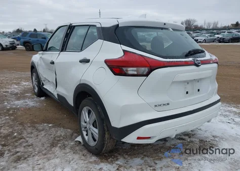 2023 Nissan Kicks S Xtronic Cvt из США, поврежденный, VIN 3N1CP5BV0PL530838